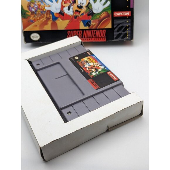 Disney's Goof Troop (Super Nintendo SNES, 1993) w/ Game & Box ~ Tested & Works - Picture 12 of 12